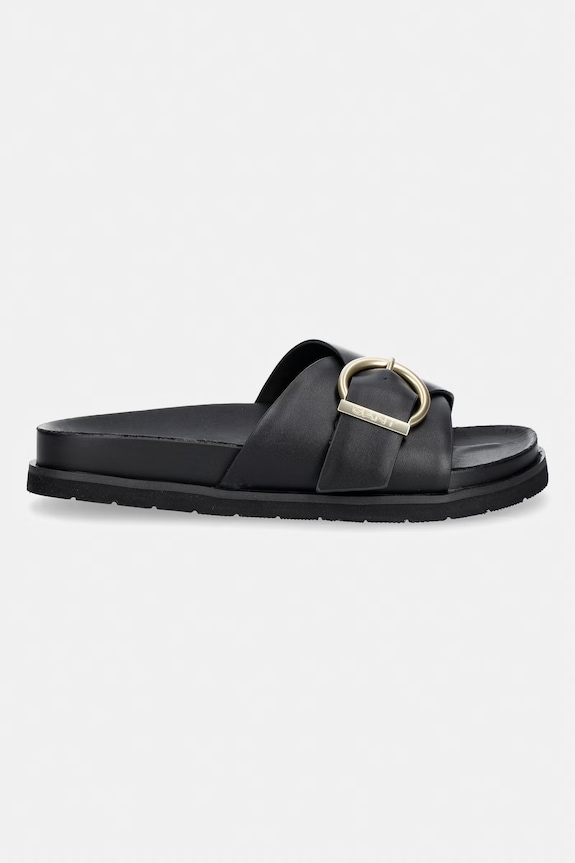 Gant klapki damskie skórzane Mardale 32501254.G00 czarny SS26