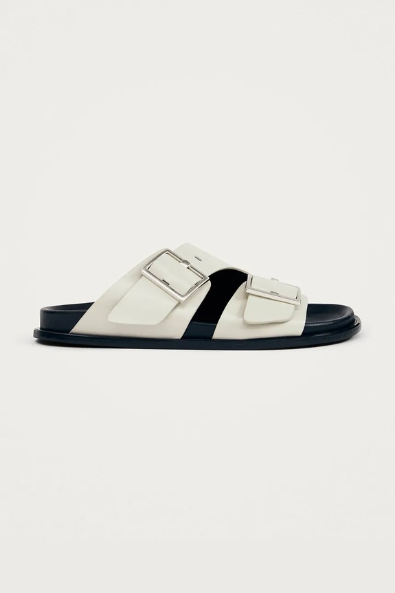 Alohas ciabatte slide in camoscio Alba pelle scamosciata beige S101012.02