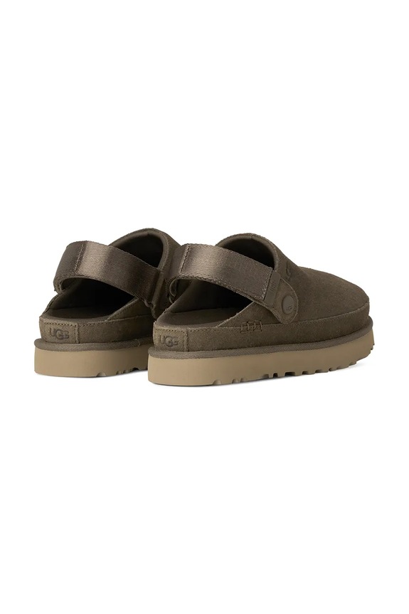 Obuwie UGG klapki zamszowe W Goldenstar Clog 1138252.DNSS brązowy