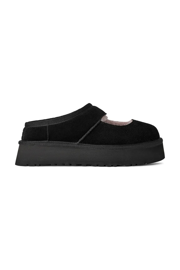 Semišové papuče UGG W Bea Mary Jane domácí oblečení černá 1167612.BLK