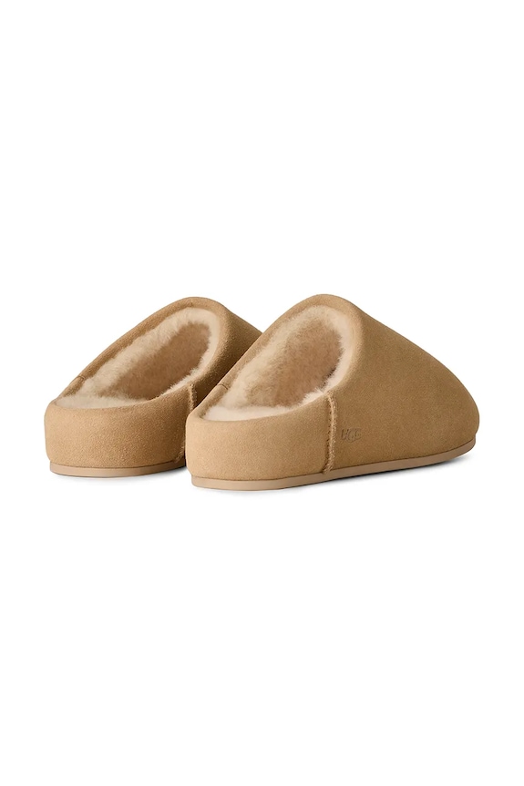 Cipők UGG velúr papucs W Elea Slip-On 1171390.SAN bézs