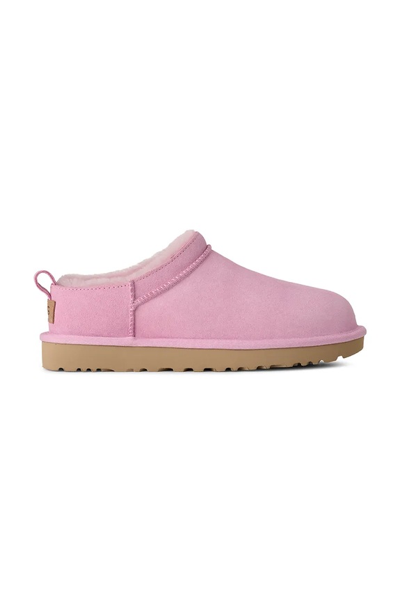 UGG kapcie zamszowe W Classic Micro loungewear różowy 1173891.PKD