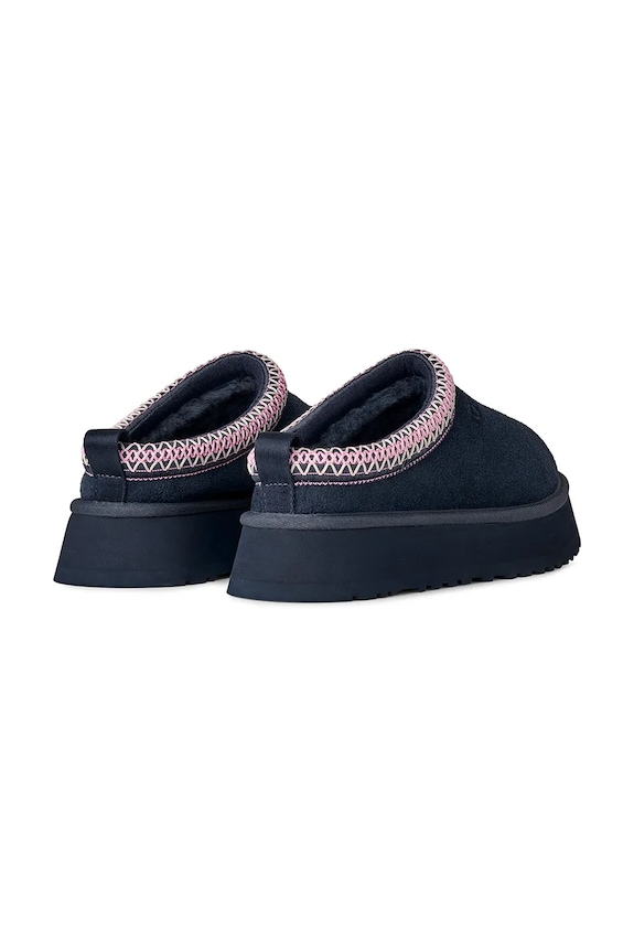 Obuwie UGG kapcie zamszowe W Tazz II 1174471.DKN granatowy