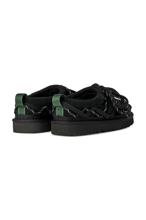 Cipők UGG velúr papucs W Tasman Lace 1175190.BLK fekete
