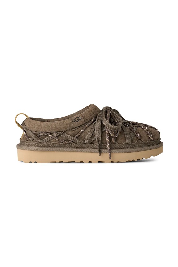 UGG pantofole in camoscio W Tasman Lace marrone 1175190.DDRG