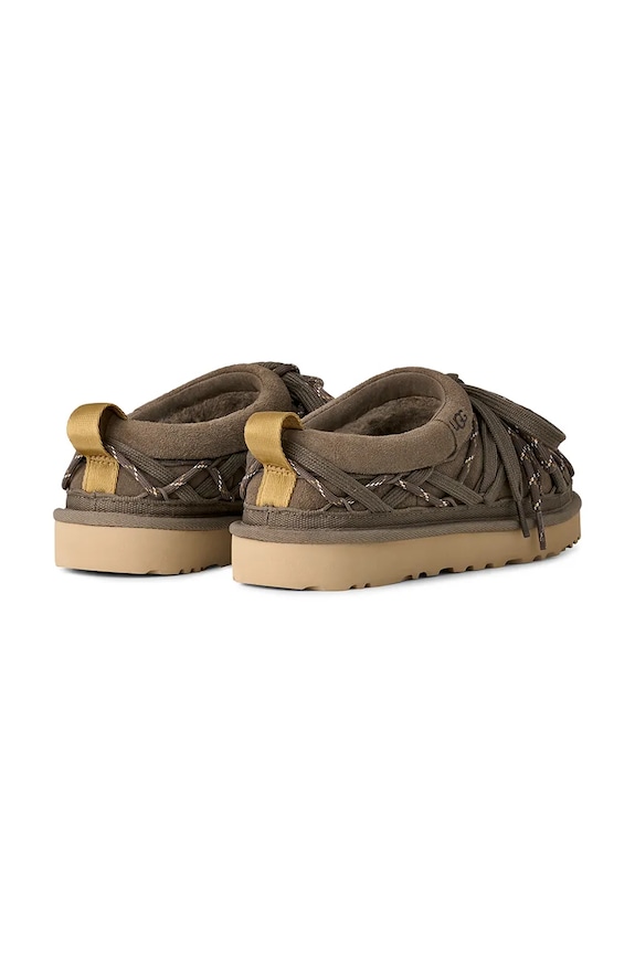 Cipők UGG velúr papucs W Tasman Lace 1175190.DDRG barna