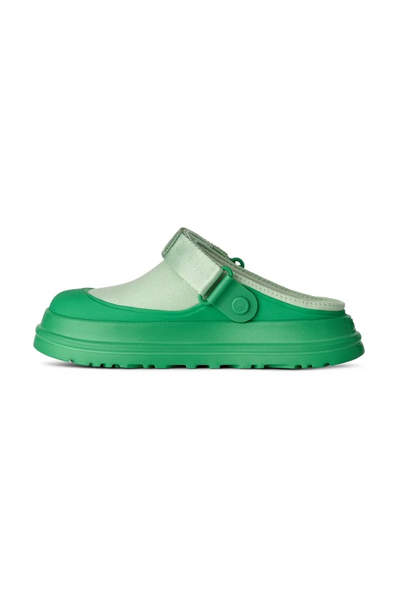 UGG papuci W Goldenglow Canvas Clog verde 1175295.HMM