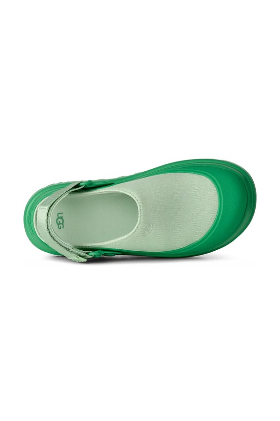 UGG papuci W Goldenglow Canvas Clog 1175295.HMM verde