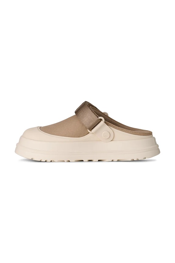 UGG klapki W Goldenglow Canvas Clog beżowy 1175295.MDSD