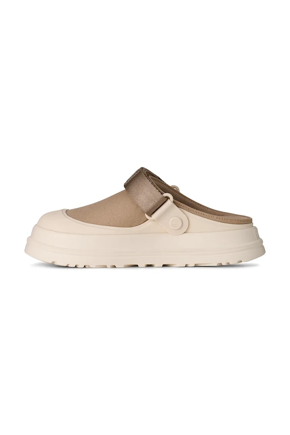 UGG klapki W Goldenglow Canvas Clog beżowy 1175295.MDSD