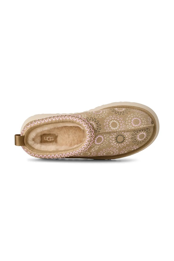 UGG velúr papucs W Tazz Sun Stitch 1178193.MDSD bézs