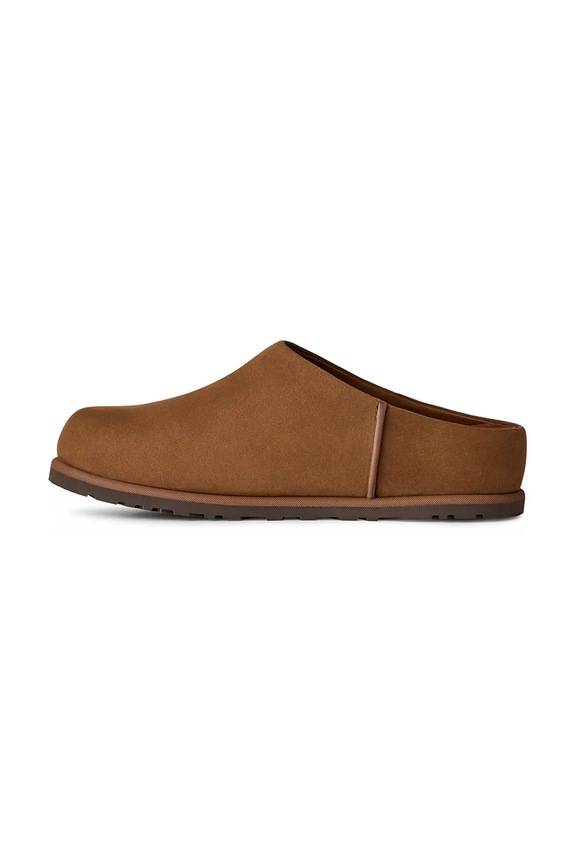 Natikače od nubuk kože UGG W Otzo Clog smeđa 1181130.DKC