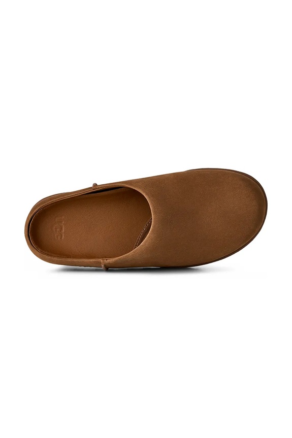 Natikače od nubuk kože UGG W Otzo Clog 1181130.DKC smeđa