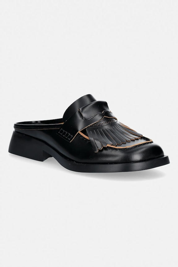 Kožené šľapky Camper TWS K201890.001 čierna SS26