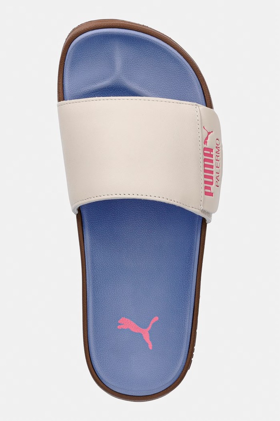 Puma šľapky dámske kožené Leadcat 2.0 modrá 404838