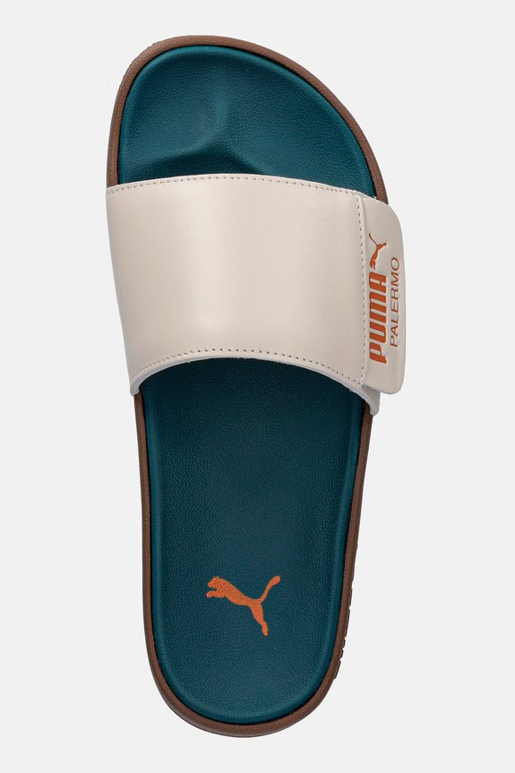 Puma šľapky dámske z kože Leadcat 2.0 tyrkysová 404838