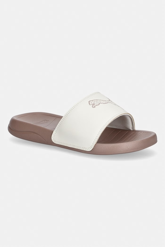 Puma klapki basenowe damskie Popcat 20 Topcat brązowy 404855