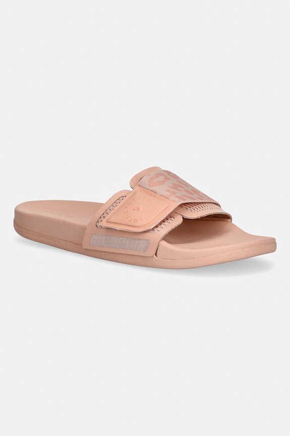 Παντόφλες adidas by Stella McCartney συνθετικό πορτοκαλί KJ1042