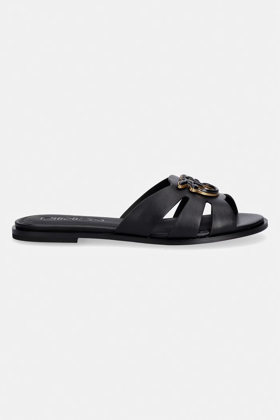 Pinko női bőr papucs Milly 04 SD0463.P001.Z99 fekete SS26