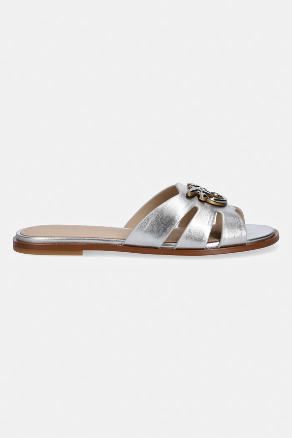 Pinko papucs női bőr Milly 04 SD0463.P049.ZZF ezüst SS26