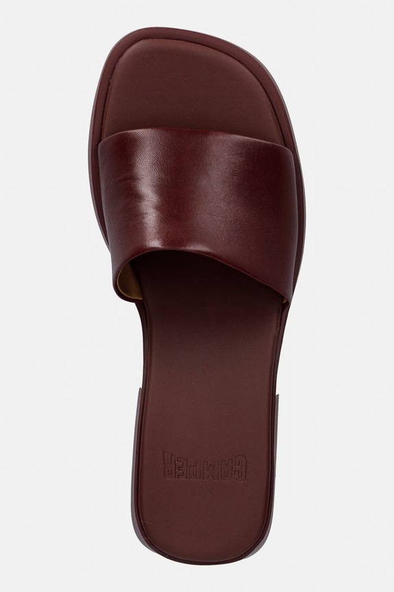 Camper Papucs női bőr Dana burgundia K201740.014