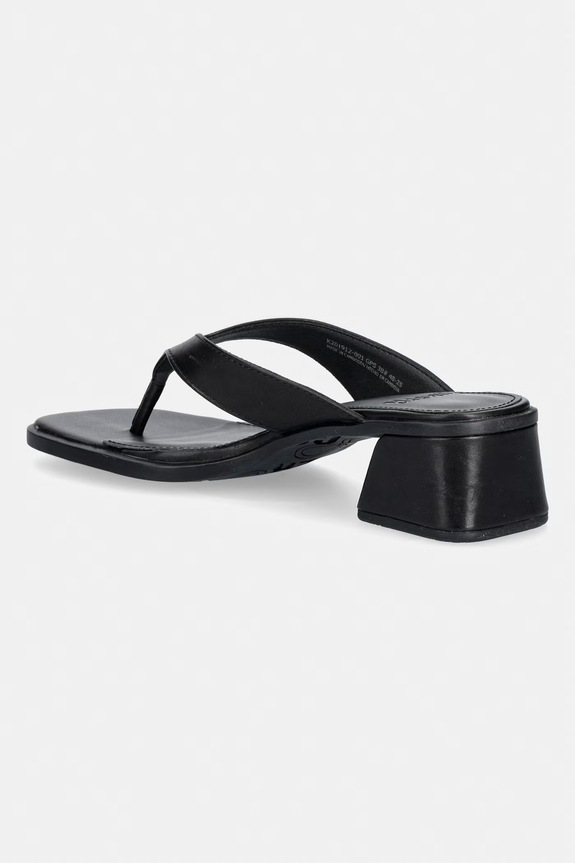 Obuv Camper šľapky dámske kožené Kora Sandal K201912.001 čierna