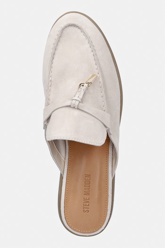 Παντόφλες σουέτ Steve Madden Patrizia μπεζ 11003910.295