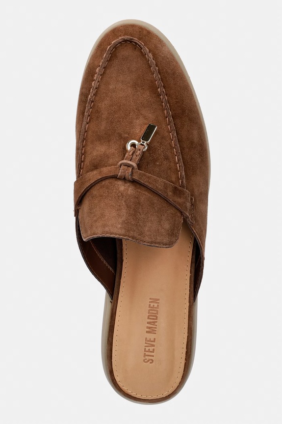 Natikače od brušene kože Steve Madden Patrizia smeđa 11003910.205