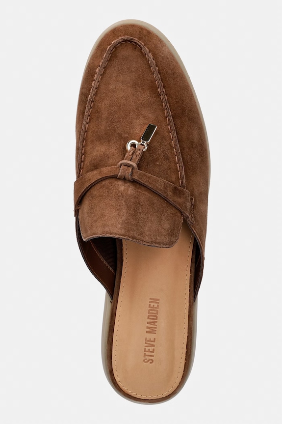 Natikače od brušene kože Steve Madden Patrizia smeđa 11003910.205