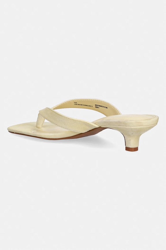 Scarpe Steve Madden infradito in camoscio Tracie 11004731.705 giallo