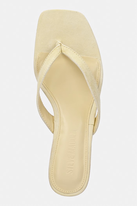 Steve Madden infradito in camoscio Tracie giallo 11004731.705