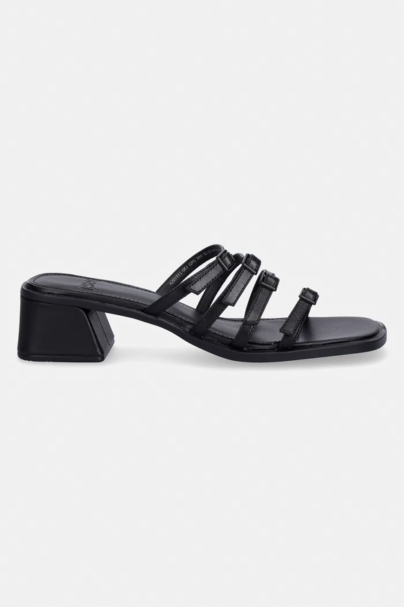 Camper σαγιονάρες γυναικείες δερμάτινες Kora Sandal K201911.001 μαύρο SS26