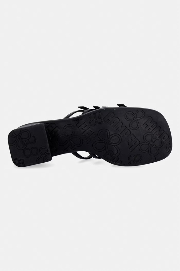 Camper σαγιονάρες γυναικείες δερμάτινες Kora Sandal K201911.001 μαύρο