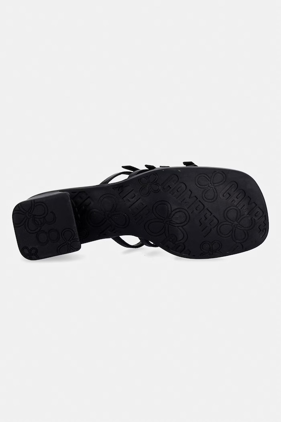 Camper σαγιονάρες γυναικείες δερμάτινες Kora Sandal K201911.001 μαύρο