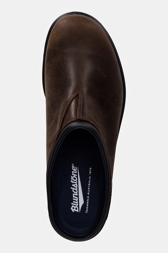 Blundstone klapki nubukowe 2421 brązowy 2421.Antique.Brown