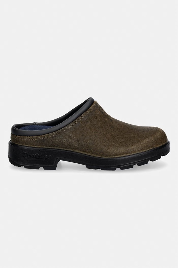 Замшевые шлепанцы Blundstone 2423 2423.Dark.Olive зелёный ZS26