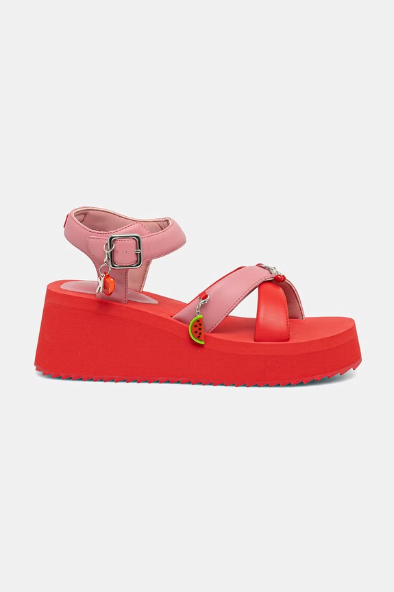Koi Footwear sandale cu platformă pentru femei Orchard Flatform Charm Sandals Orchard rosu SS26