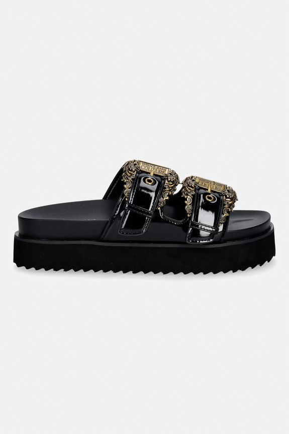 Versace Jeans Couture klapki 80VA3SM1.ZS190.899 czarny SS26