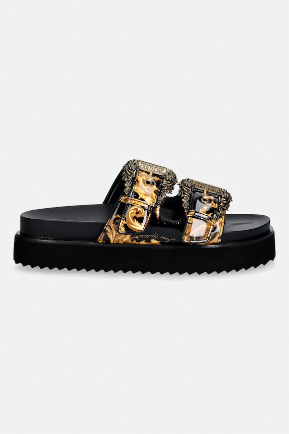 Versace Jeans Couture klapki 80VA3SM1.ZS366.G89 czarny SS26
