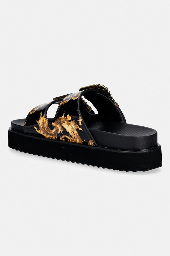 Obuwie Versace Jeans Couture klapki 80VA3SM1.ZS366.G89 czarny