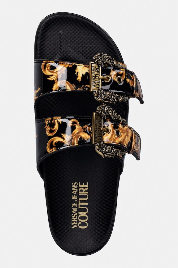 Versace Jeans Couture klapki czarny 80VA3SM1.ZS366.G89