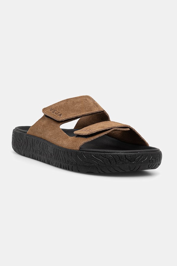 Παντόφλες σουέτ Veja ETNA SUEDE άλλο καφέ SA3220678A
