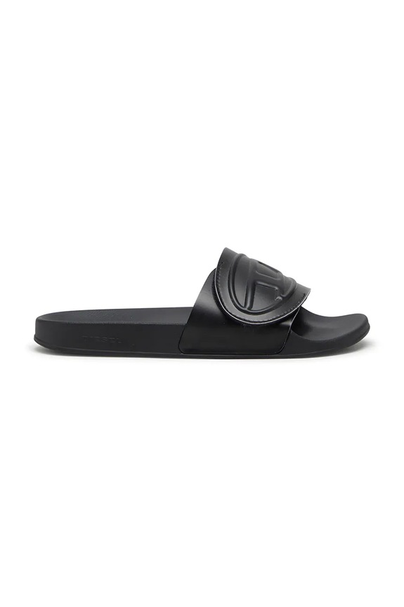 Diesel papuci Sa-Bloop Strap imitatie de piele negru Y03909.PR525.T8013