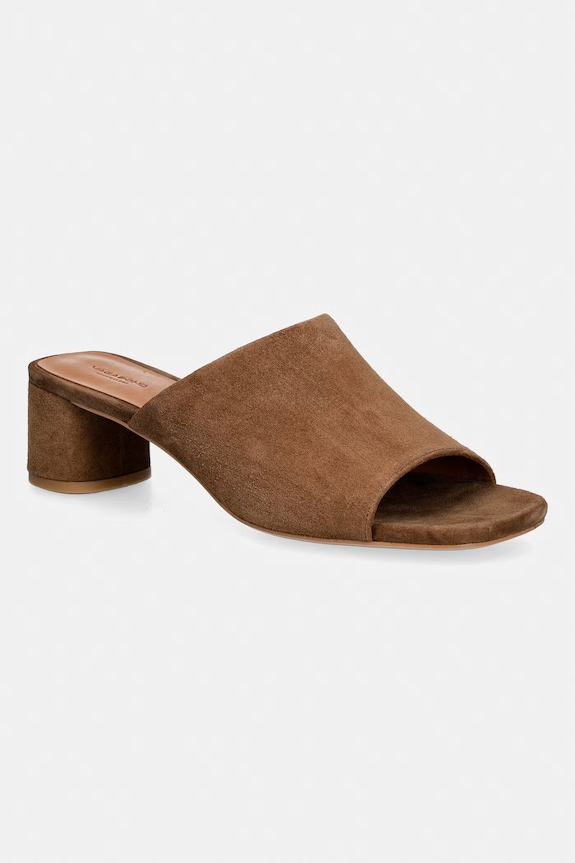 Vagabond Shoemakers шльопанці на каблуку жіночі замшеві PIPER коричневий 5921.240.89