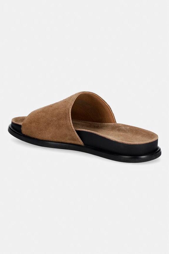 Boty Vagabond Shoemakers pantofle na plochém podpatku dámské semišové EFFIE 5922.440.08 béžová
