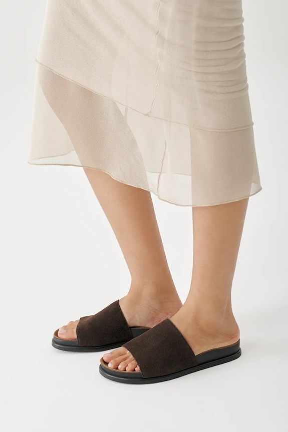 Vagabond Shoemakers klapki damskie zamszowe EFFIE 5922.440.31