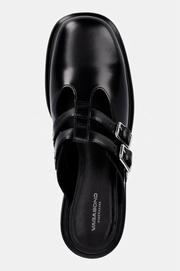 Vagabond Shoemakers klapki damskie skórzane ELLIS czarny 6130.104.20