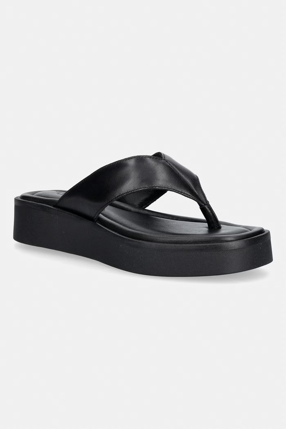 Vagabond Shoemakers șlapi pentru copii, din piele DANYA negru 6104.001.92