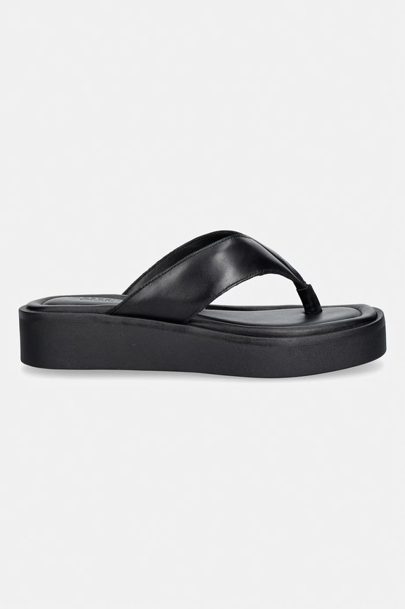Vagabond Shoemakers șlapi pentru copii, din piele DANYA 6104.001.92 negru SS26