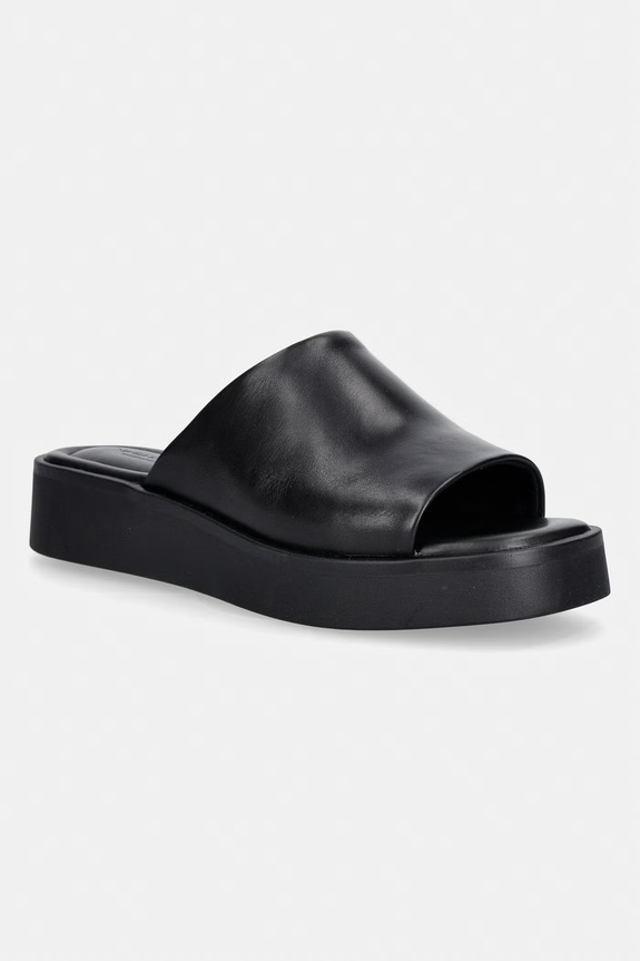 Vagabond Shoemakers natikače s platformom za žene od kože DANYA crna 6104.101.92